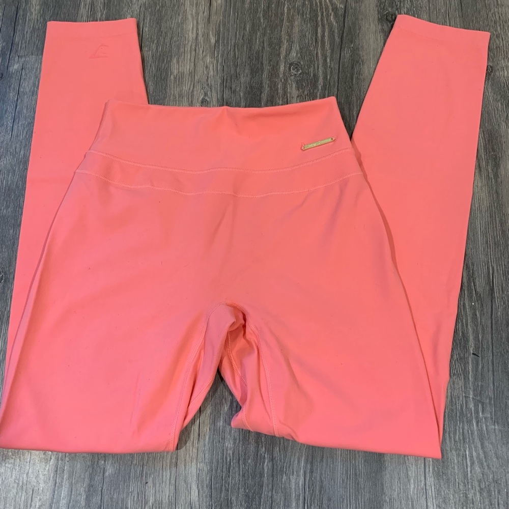 Whitney Simmons High Rise leggings-peony pink